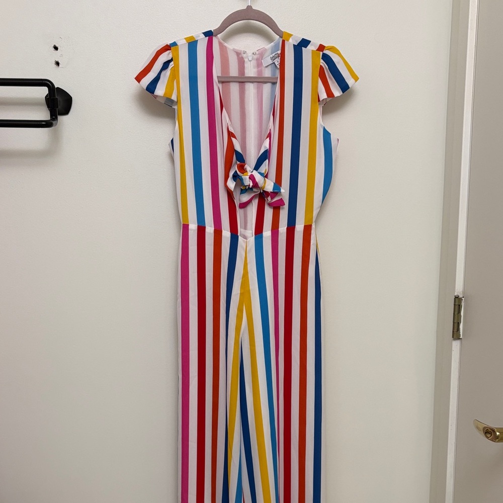 Colorful Striped Jumpsuit